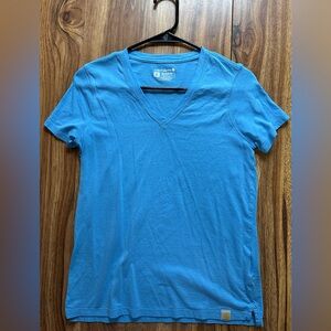 Carhartt Blue V-Neck T-Shirt women’s